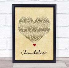 Chandelier Vintage Heart Song