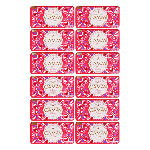 Camay classic bar - soap, 12