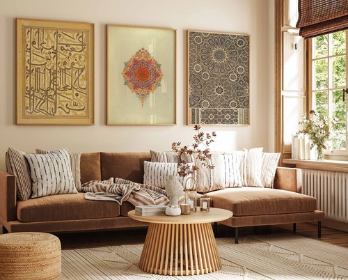 Set arabic prints islamic - of,