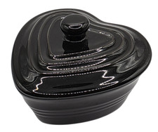 Heart Shaped Black Cocotte