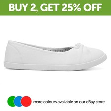 Lilley Womens Canvas White