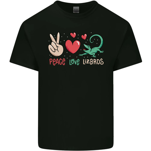 Peace love lizards - love,