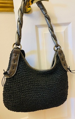 Black silver wicker - &,