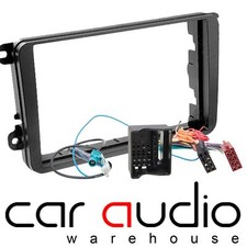 AUTOLEADS VW Polo 2009 MK5 on Car Stereo Double Din Fascia Complete Fitting Kit