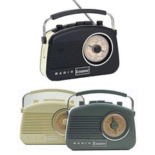 Steepletone Baby Brighton-BT. COMPACT FM Retro Radio + Bluetooth, Speaker, UK