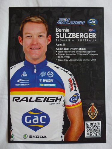 Bernie sulzberger team raleigh - sulzberger,