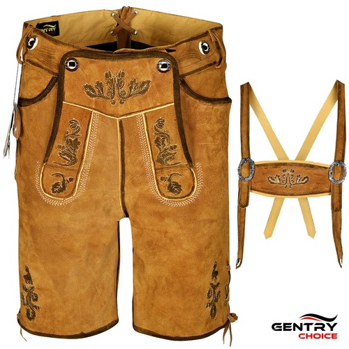 Mens oktoberfest costume suede - costume,