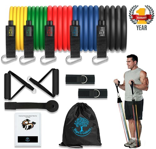 Heavy duty resistance band set - resistance,