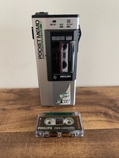 Philips 896 Pocket Memo Director Mini Cassette Player/ Recorder with Tape 