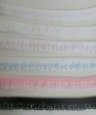 15mm Gathered Lace  Frilled Lace  Nylon Gathered Lace  Sold by the Metre