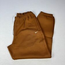 Men's Nike NRG Premium Track Pants/Fleece Joggers [Brown] [Medium]