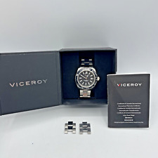 Viceroy - Men's Watch 432297 water resistant 100 meters spare links certificate