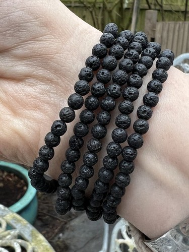 Lava stone bracelet - lava,