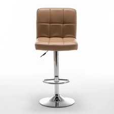 Faux Leather Bar Stool Gas