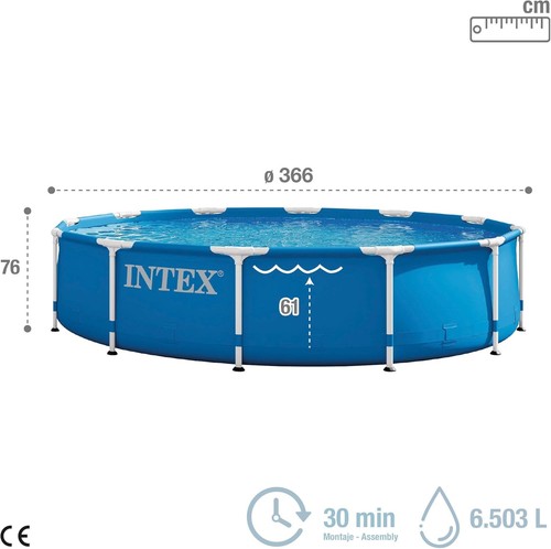 Intex 12ft metal - 30”,
