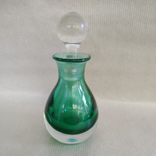 Krosno glass poland emerald - krosno,