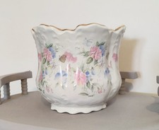 Vintage Pastel Ceramic Planter Vase Decorative | Cottagecore | Shabby Chic 