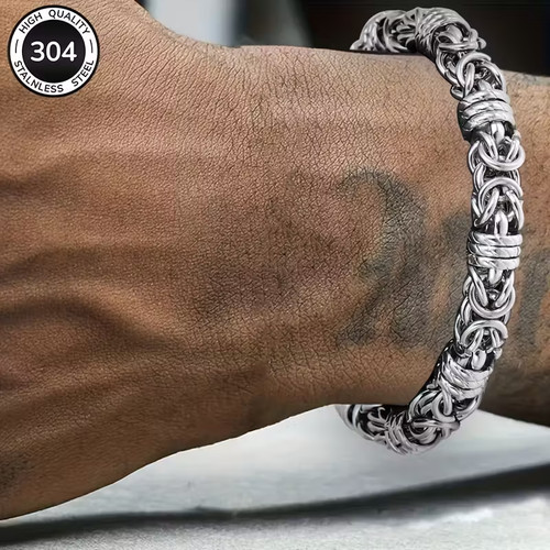 Men style solid 304l - men's,