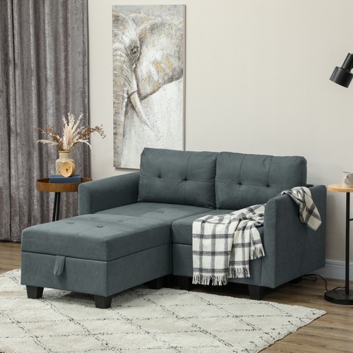 Tufted modular sectional - modular, sofa