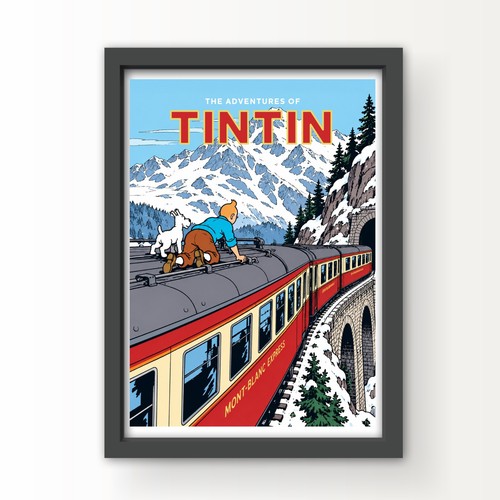 Tintin mont blanc express - tintin, mont-blanc