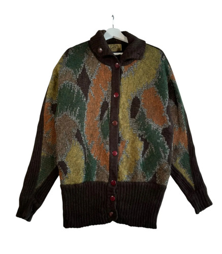 Vtg cardigan womens l - cardigan,