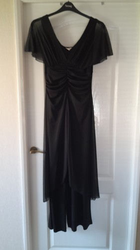 Ladies black catsuit size - , 14