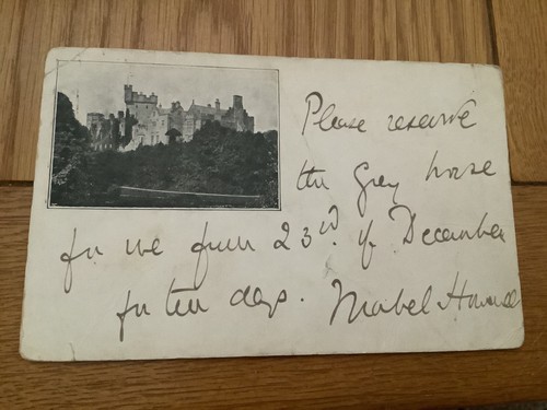 Postcard greystoke castle - postcard,