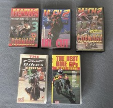 Fast Bikes DVD and VHS bundle Mach 2 and Mach 3 Uncut Worlds Fastest Bikes