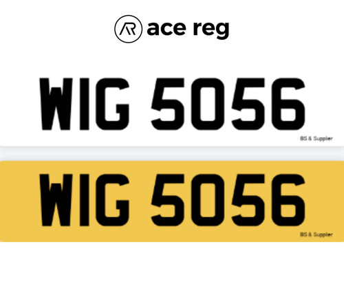Personalised number plate - number,
