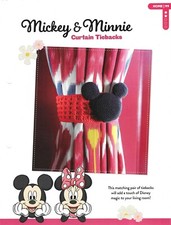 Disney - Mickey & Minnie Curtain Tiebacks (PHYSICAL Crochet Pattern)