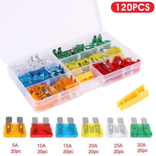 120 standard blade fuses - fuses, car