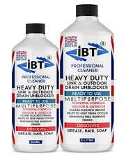 Industrial Strength Sink Plughole Drain Unblocked and Cleaner Fast Acting UK