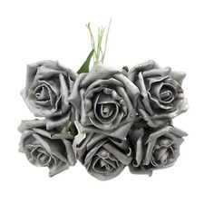 5cm FOAM ROSES Bunch of 6
