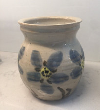 hand made glazed pottery vase