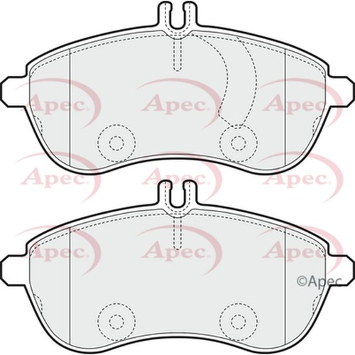 Brake pads set - set, for