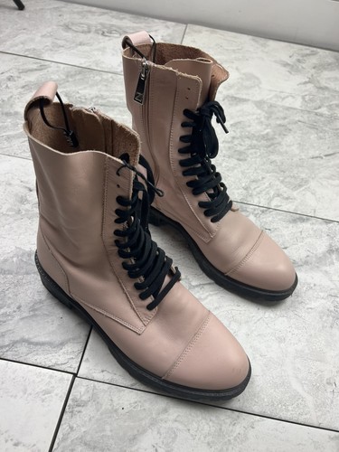 Bnwt zara pink genuine - genuine, leather