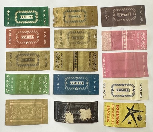 Vintage cigarette tax - cigarette, 15