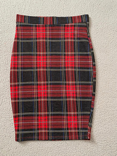 George red black tartan - &,