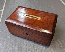 Vintage Solid Wooden Money Box