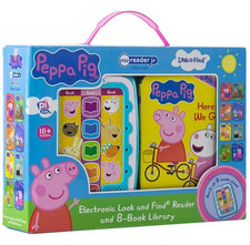 Peppa Pig: Me Reader Jr Electronic Look and Find Reader and 8-Book Library Sound