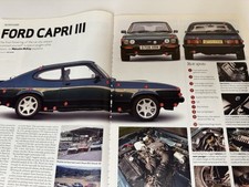 Original Mk3 Ford Capri 280 Brooklands 4 Sided Magazine Review Feature Retro