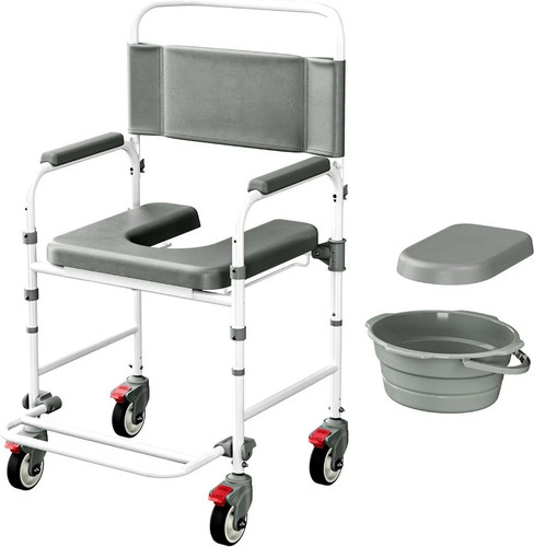 Beside commode with wheels - commode,