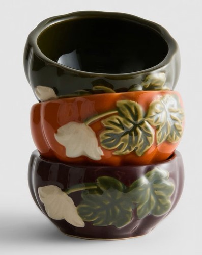 3pk pumpkin pinch bowls - 3pk,