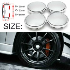 4Pcs Chrome Car Wheel Center