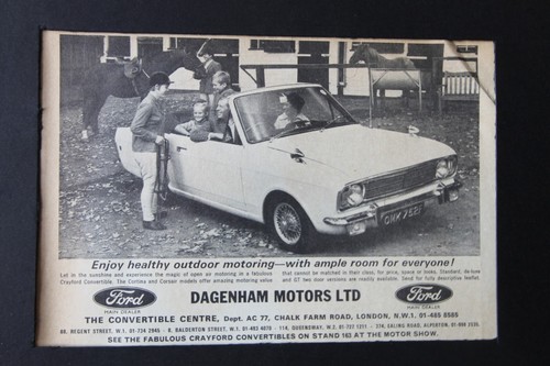 Original 1967 mag small advert