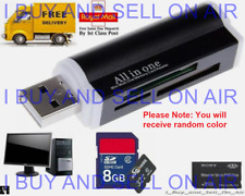 USB Memory Card Reader Adapter All In One for Micro SD MMC SDHC TF M2 MS Duo