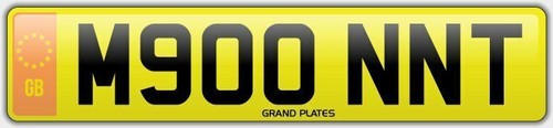 Monty mont number plate - monty,