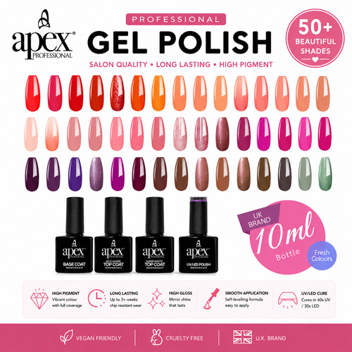Apex gel polish - gel, uvled