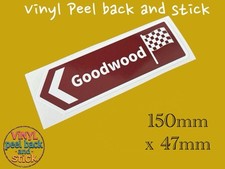 GOODWOOD CIRCUT RETRO STICKER