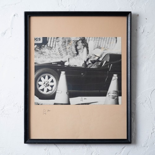 Stirling moss signed - signed, vintage